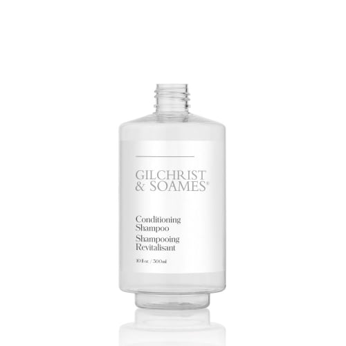 Gilchrist & Soames White Label Conditioning Shampoo Refillable Tamper Proof Bottle, Empty 10oz/300ml